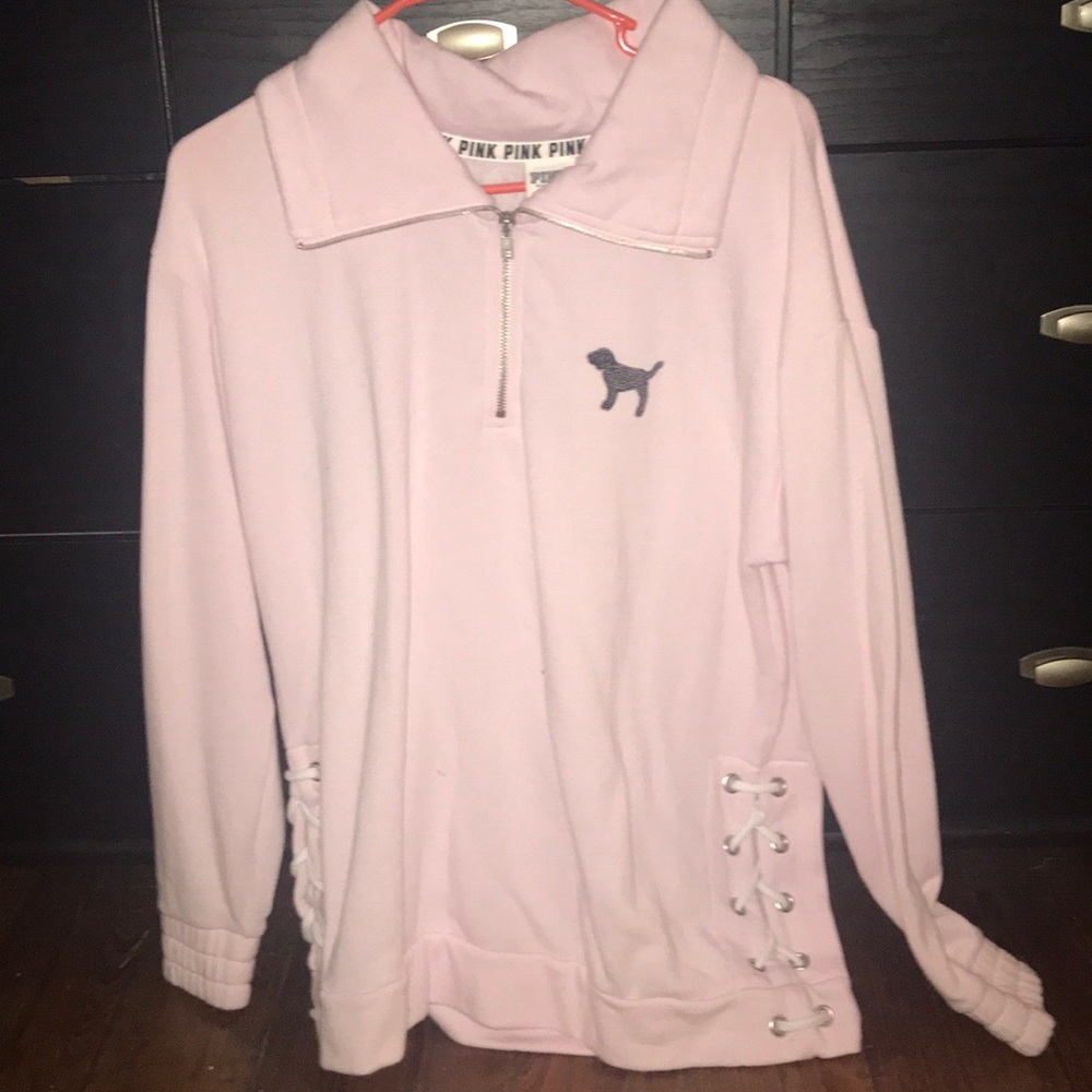 Victoria secret bling half zip